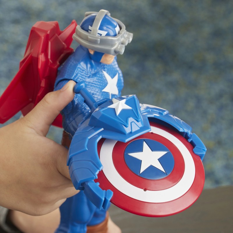 Figurina Captain America cu accesorii
