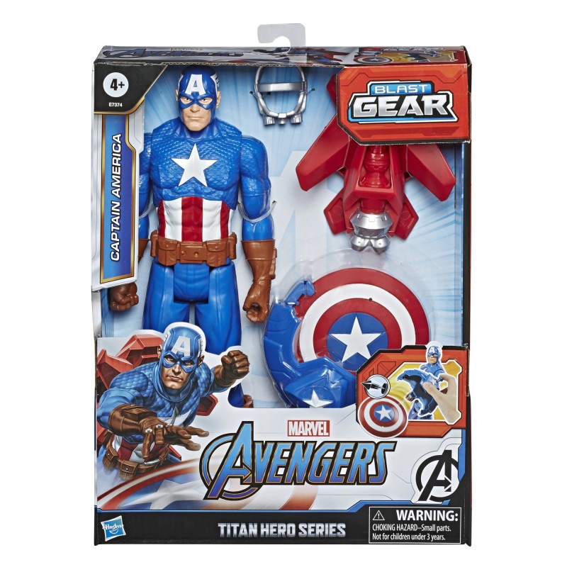 Figurina Captain America cu accesorii