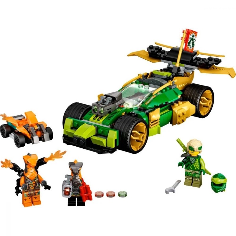LEGO NINJAGO - Masina de curse Evo a lui Lloyd