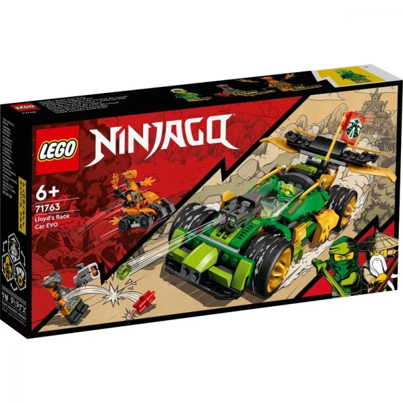 LEGO NINJAGO - Masina de curse Evo a lui Lloyd