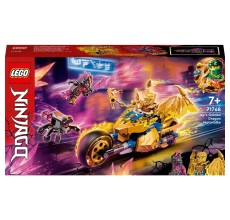 LEGO NINJAGO - Motocicleta-dragon aurie a lui Jay