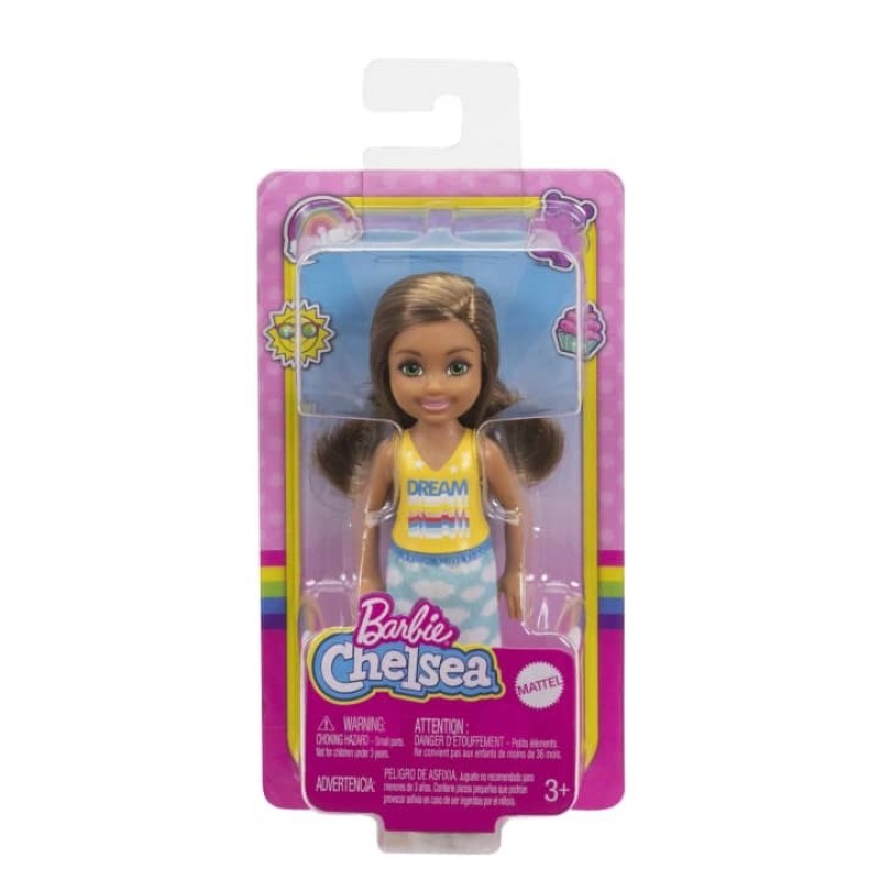 Papusa Barbie - Papusica Chelsea in tricou model DREAM