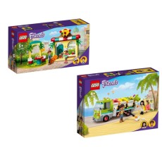 PACHET PROMO - Set 2 Lego Friends - Pizzeria din orasul Heartlake + Camionul de reciclare