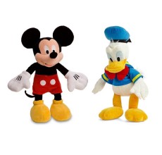 Set 2 jucarii de plus Mickey Mouse si Donald Duck Disney